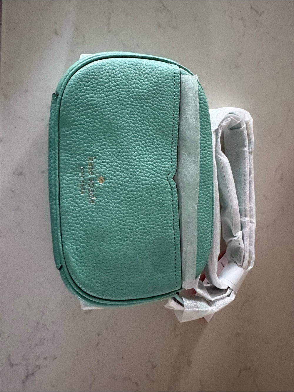 kate spade Mint Green Pebbled Leather Crossbody Bag